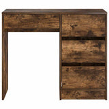 Desk with Drawer Smoked Oak 90 x 37.5 x 75 cm Engineered Wood 869494