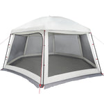 ZNTS Pool Tent with Removable Fly & Mesh Walls Grey 512x458 cm 4100627