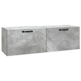 Wall-Mounted TV Cabinet Concrete Grey 98 x 31 x 30 cm 898728