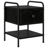 Bedside Cabinet 2 pcs Black Oak 35 x 36.5 x 47 cm 8007660