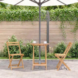 Folding Garden Table 60x75 cm Solid Acacia Wood 46346