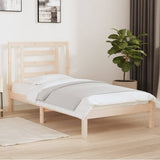 Bed Frame without Mattress 90x200 cm Solid Wood Pine 3104333