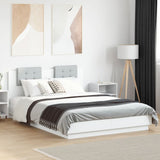 Bed Frame without Mattress White 140x200 cm 3209919