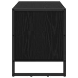 Shoe Cabinet Black Oak 60 x 35 x 44 cm Engineered Wood 886456