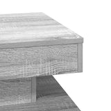 Coffee Table 360-Degree Rotatable Grey Sonoma 50x50x34.5 cm 858475