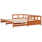 Daybed without Mattress Wax Brown 90x190 cm Solid Wood Pine 854957