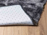 Shaggy Rug High Pile NAVARRA Dark Grey 240x240 cm Polyester 4102888