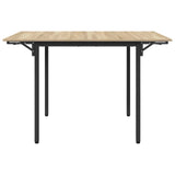 Extendable Dining Table 120 x 81.5 x 75 cm Engineered Wood 8006116