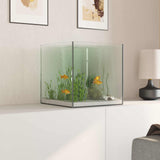 Aquarium with Storage Transparent 30 x 30 x 30 cm Glass 42020380