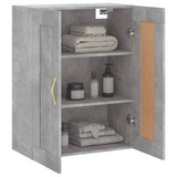 Wall Mounted Cabinet Concrete Grey 69.5x34x90 cm Engineered Wood 835014