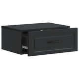 Wall-Mounted Bedside Cabinet 2 pcs Black 49 x 34.5 x 20 cm 899298