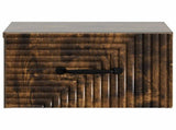 Wall-Mounted Bedside Cabinet 2 pcs Smoked Oak 34.5 x 33 x 20 cm 898606