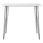 ZNTS 7 Piece Bar Set White and Black 3057417