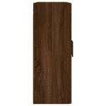 Wall Mounted Cabinets 2 pcs Brown Oak Engineered Wood 3197968