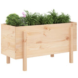 Garden Raised Bed 101x50x57 cm Solid Wood Pine 825212