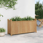 ZNTS Planter 100x30x50 cm Bamboo 366463