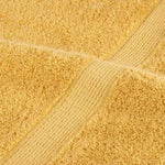 6 Piece Premium Towel Set SOLUND Gold 600 gsm 137559