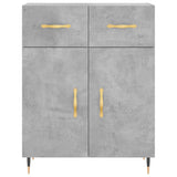 Highboard Concrete Grey 69.5x34x180 cm Engineered Wood 3199861