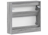 Wall-Mounted Shoe Cabinet ZWOLLE 71 x 17 x 86 cm Grey Sonoma 896421