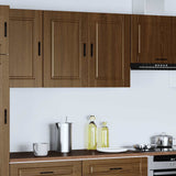 Kitchen Wall Cabinet Porto Brown Oak Engineered Wood 854074