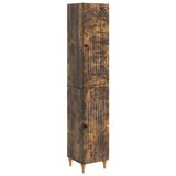 Cabinet Set 2 pcs Smoked Oak Engineered Wood 3416453