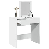 Dressing Table with Mirror White 73x46.5x120 cm 848220