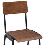 Bar Chairs 4 pcs Solid Plywood Steel 3054562