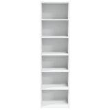 Highboard White 50x41x185 cm Engineered Wood 3281680