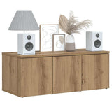 TV Cabinet Artisan Oak 80x34x30 cm Engineered Wood 856013