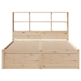 Bed Frame without Mattress 150x200 cm King Size Solid Wood Pine 3323452