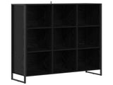 Book Cabinet Black Oak 99.5 x 30 x 108.5 cm Engineered Wood 886522