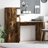 Desk 2 pcs Smoked Oak 3337293