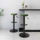 Bar Stools 2 pcs Dark Green Velvet 333146