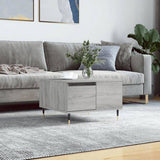 Coffee Table Grey Sonoma 55x55x36.5 cm Engineered Wood 830754