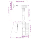 Outdoor Playset Solid Wood Pine 3156883