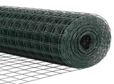 Euro Fence with Post 10 x 1 m PVC-Coated Steel Green Mesh 3335967