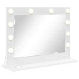 Vanity Mirror White 60 x 45 x 18 cm Glass and Engineered wood 868309