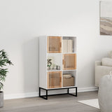 Highboard White 70x35x125 cm Engineered Wood 352136
