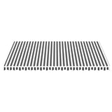 Replacement Fabric for Awning Anthracite and White 5x3.5 m 311992