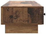 TV Cabinet Old Wood 147 x 34.5 x 30 cm Engineered Wood 894023