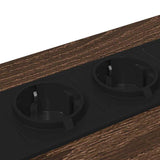 Bedside Cabinet 2 pcs Brown Oak 40 x 31 x 60 cm Engineered Wood 859449