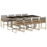 Garden Dining Set Mix beige, Light grey, Black 3211464