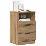 Bedside Cabinets 2 pcs Artisan Oak 40x36x65 cm Engineered Wood 856847
