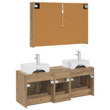 Bathroom Furniture Set 4 pcs Artisan Oak 3406830