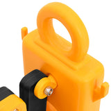 Folding Traffic Barrier Yellow and Black 250x38x96 cm 150988