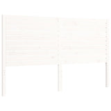 Bed Frame without Mattress White 160x200 cm Solid Wood Pine 3193217