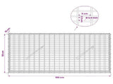 Gabion with 3.5 mm Wire and 5x2.5 cm Mesh 100x10x50 cm 3461540
