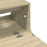 Sink Cabinet Sonoma Oak 59x37x59 cm Engineered Wood 848110