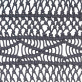 Macrame Curtain Anthracite 140x240 cm Cotton 323996