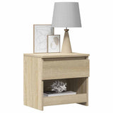 Bedside Cabinets 2 pcs Sonoma Oak 40x30x39 cm Engineered Wood 803450